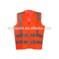 Impermeable chaqueta de seguridad, manga larga chaleco de seguridad reflectante ANSI / ISEA certificación